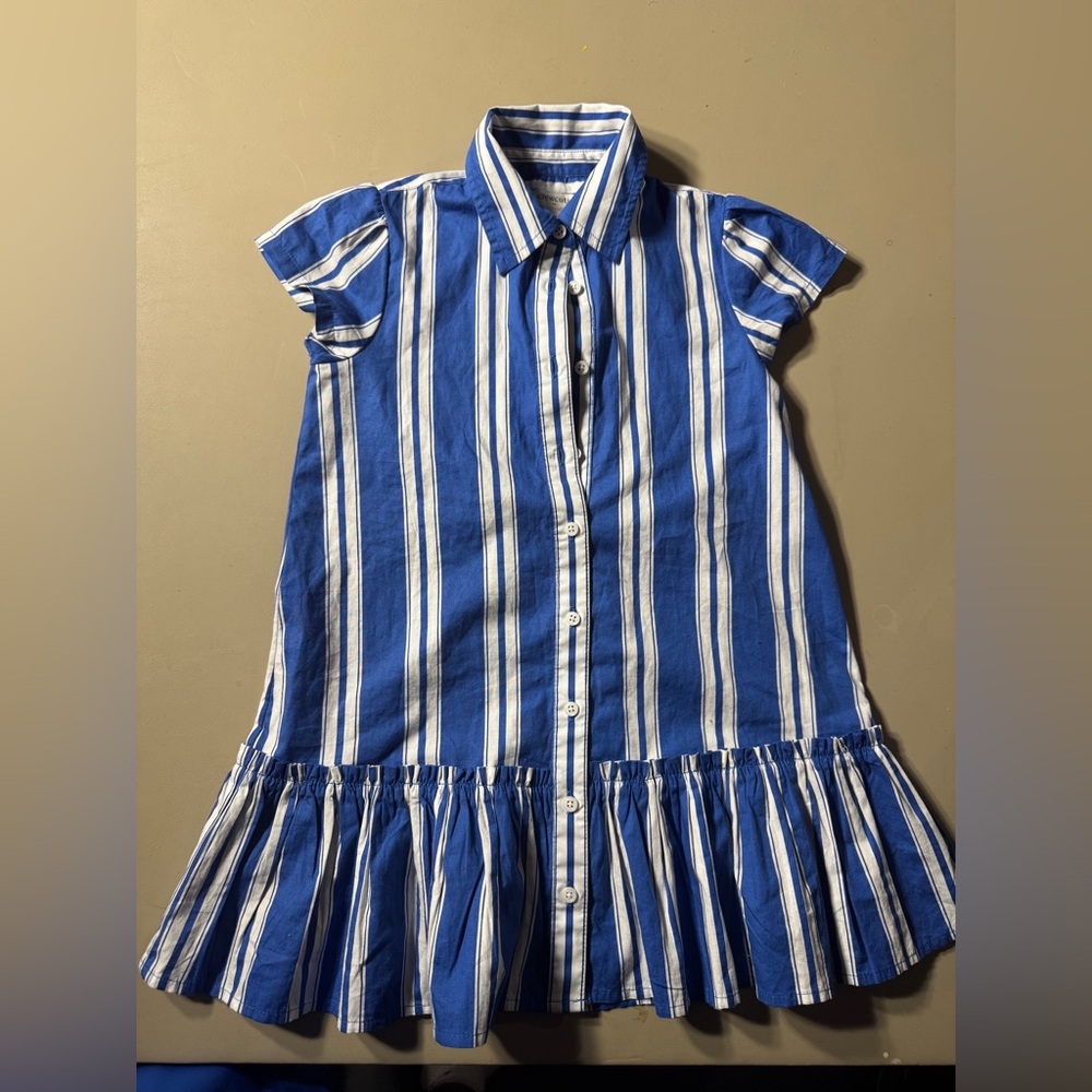 Crewcuts Girls' drop-waist striped shirt-dress - Picture 3 of 4